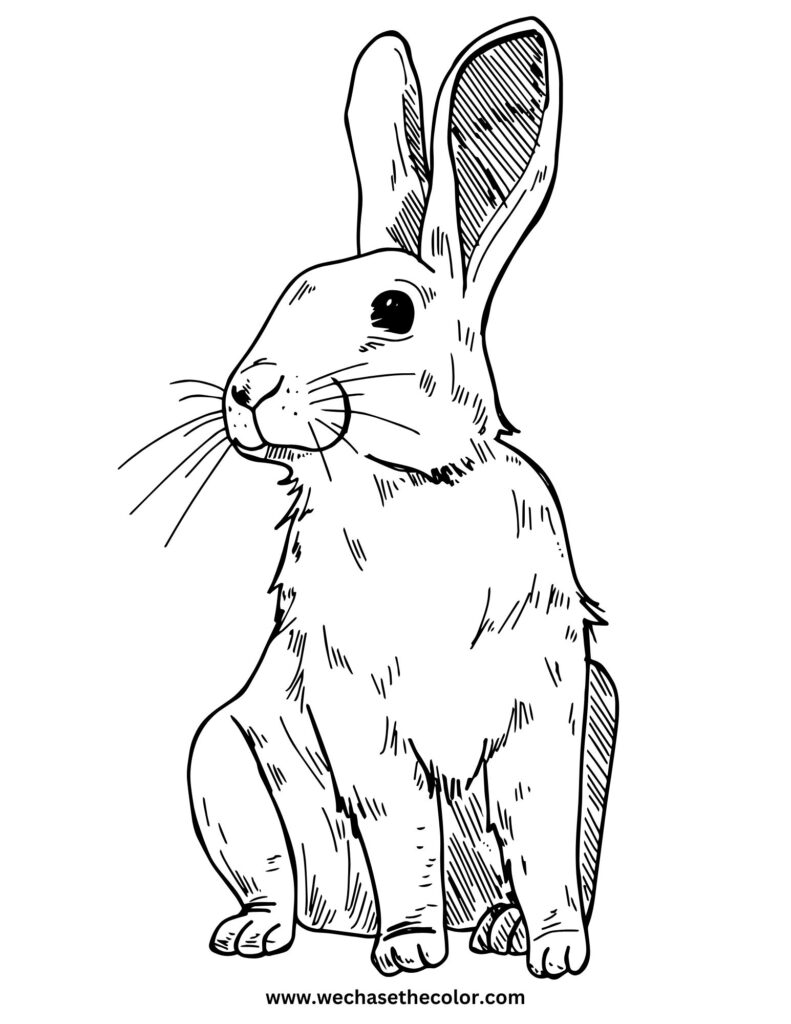 Coloring Pages of Bunny Rabbits