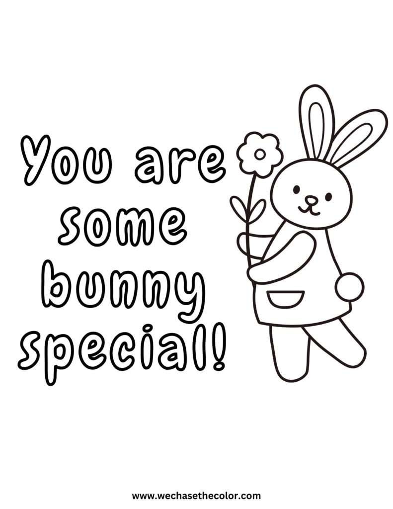 Coloring Pages of Bunny Rabbits