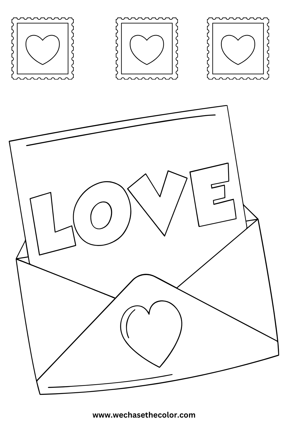 Coloring pages Valentine’s Day
