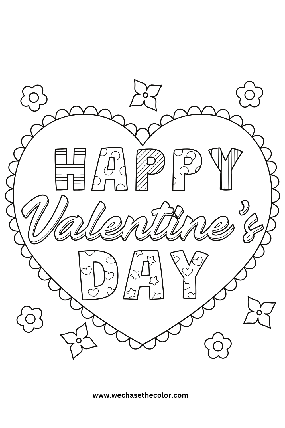Valentine's Day Coloring Book