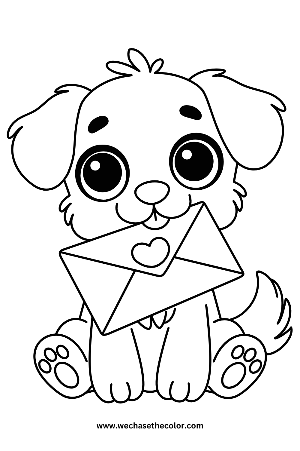Valentines Day coloring page