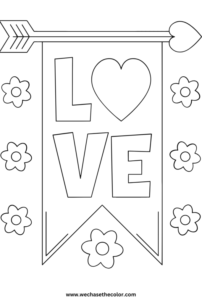 Valentine’s Day coloring pages