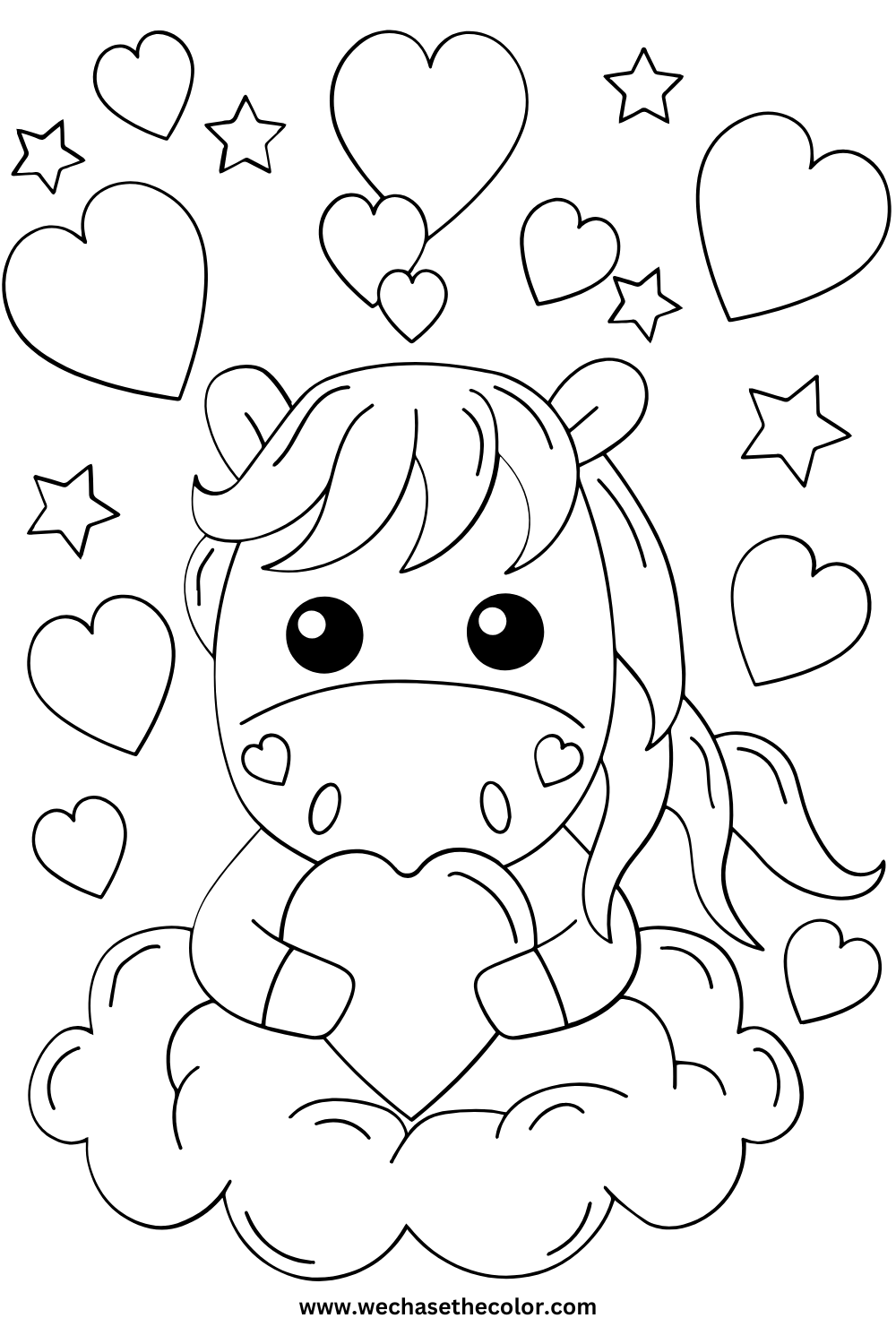 Valentine’s Day coloring pages for kids