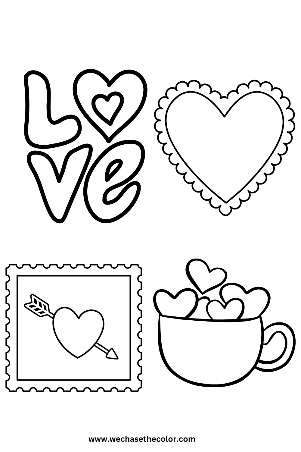 Valentine's Day Coloring Pages