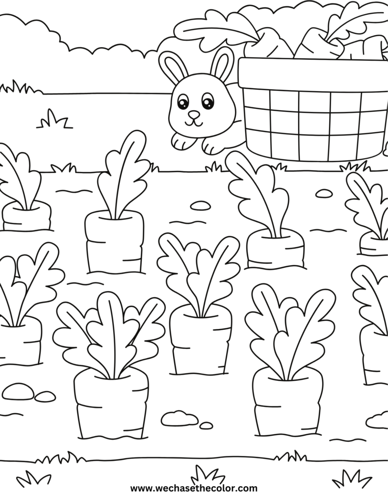 rabbit coloring pages free printable realistic