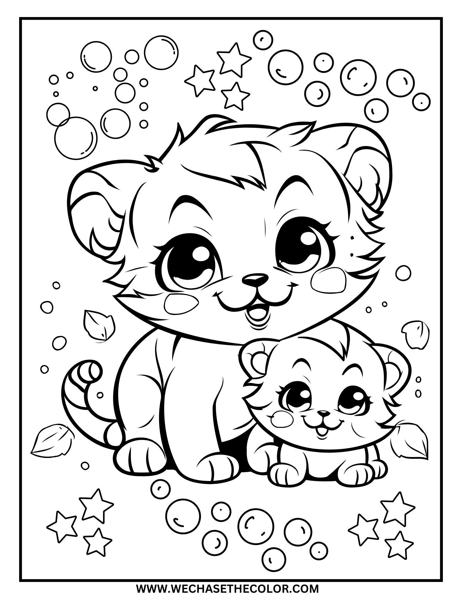 Free Coloring Sheets Kittens