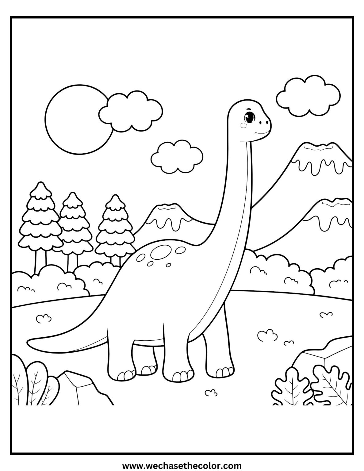 Free Printable Dinosaur Coloring Pages pdf