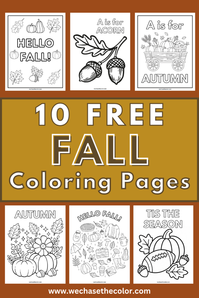 fall coloring pages