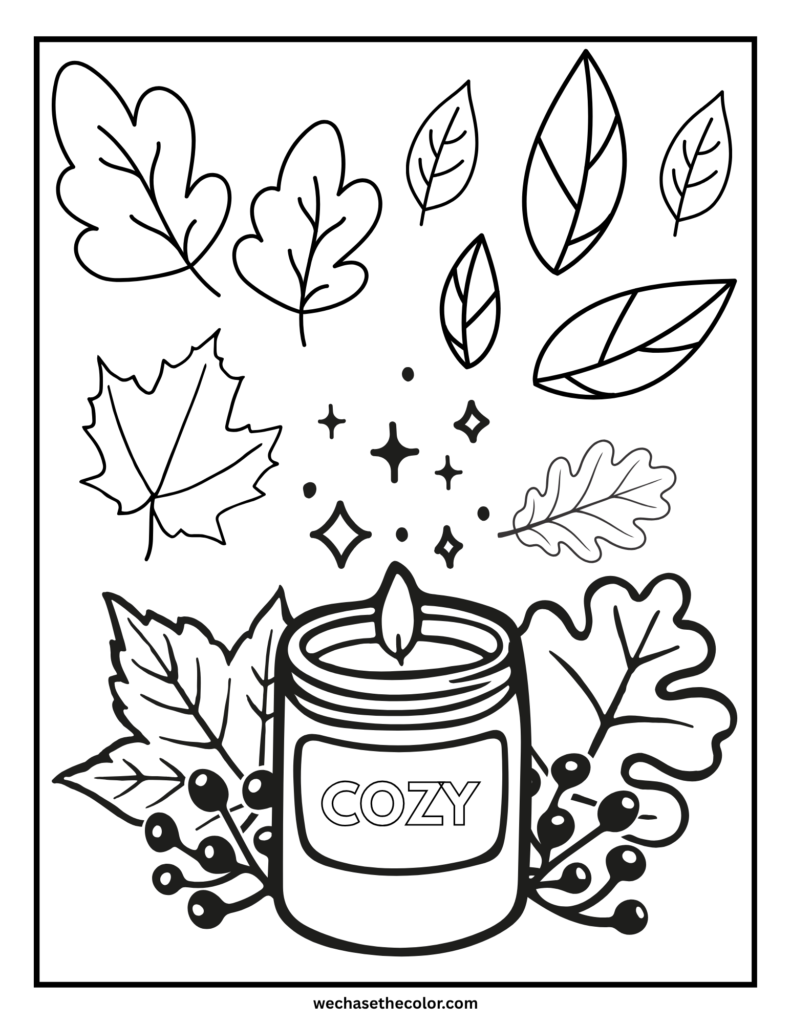 fall coloring pages pdf